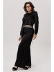 Брюки артикул: 1734 блестящий черный от Anelli - вид 2