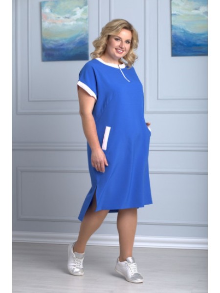 472 синий с розовой резинкой