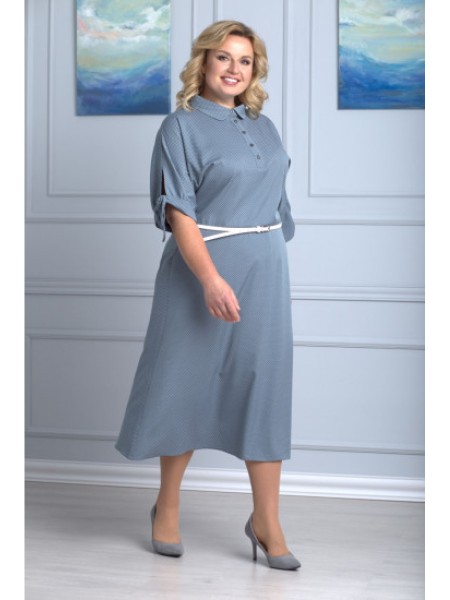 670 зеленый в мелкий горох