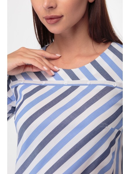 853 синий+полоска