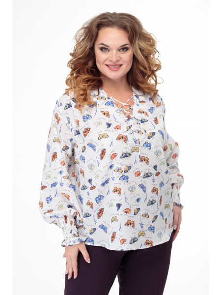 941 синие и красные бабочки