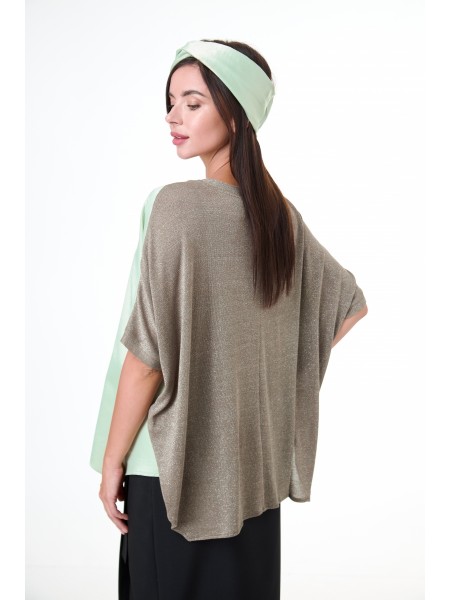 1102 блуза с повязкой