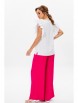 Брючный костюм артикул: М-174 молоко+фуксия от Мублиз - вид 7