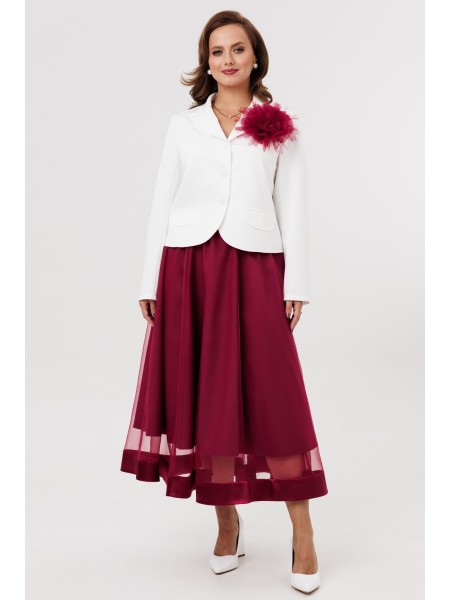 М-285 молочно-бордовый