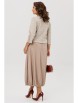 Юбочный костюм артикул: М-293 беж от Мублиз - вид 2