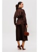 Юбочный костюм артикул: М-252 шоколад от Мублиз - вид 2
