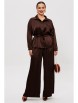 Брючный костюм артикул: М-255 шоколад от Мублиз - вид 10