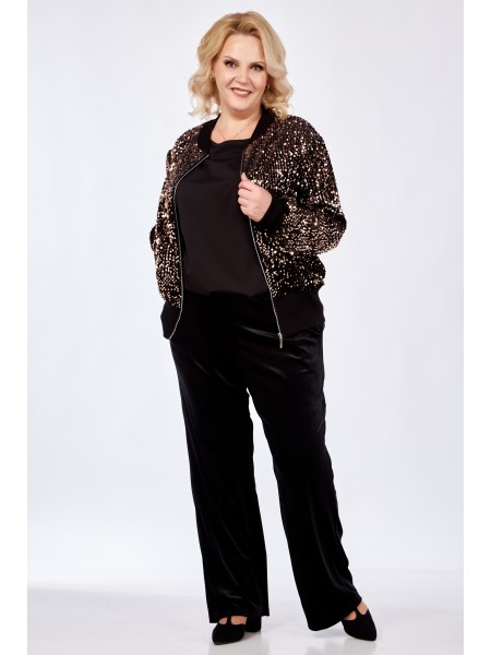 2292 черный+золото