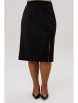 Юбка артикул: М230 черный от OVERYOU - вид 1