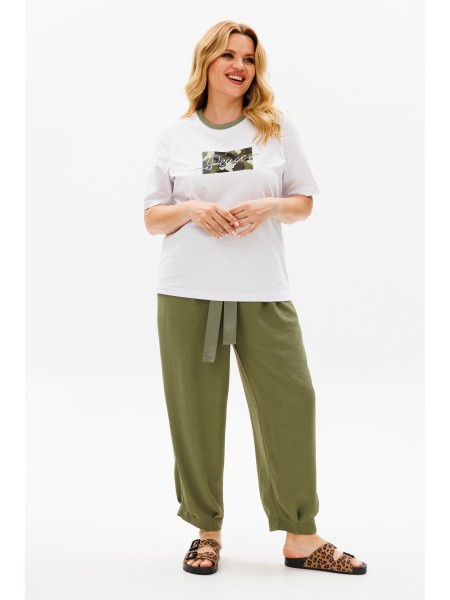 1377 хаки, белый