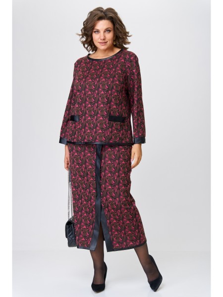 1394 шоколад, фуксия