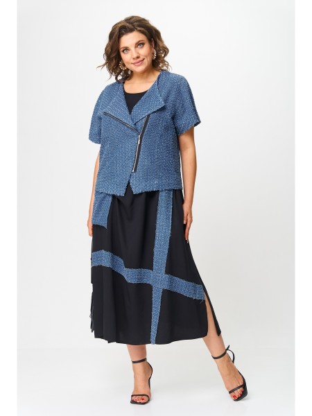 1428 черный, джинс