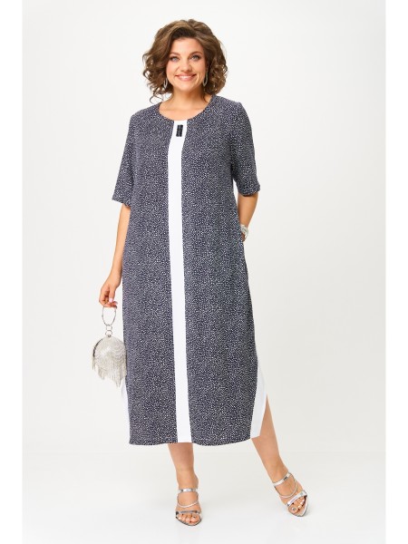 2168 темно-синий, горох