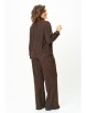 Брючный костюм артикул: 1017/1 коричневый от BonnaImage - вид 9