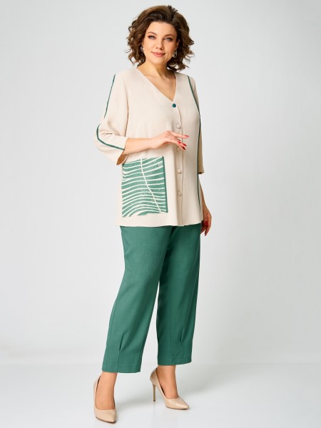 1263 бежево-зеленый