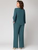 Брючный костюм артикул: 1342 морская волна от МишельСтиль - вид 2