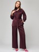 Брючный костюм артикул: 1160-1 винный от МишельСтиль - вид 1
