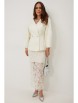 Юбочный костюм артикул: 2666 молочный от Магия Моды - вид 5