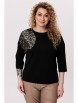 Кофта, джемпер артикул: 2244 черный от Rumoda - вид 1