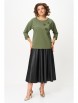 Кофта, джемпер артикул: 2268 зеленый от Rumoda - вид 11