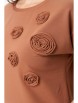 Кофта, джемпер артикул: 2268 коричневый от Rumoda - вид 4