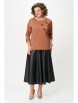 Кофта, джемпер артикул: 2268 коричневый от Rumoda - вид 11