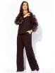 Брючный костюм артикул: 1403 шоколад от ТАиЕР - вид 7