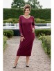 Плательный костюм артикул: 25823 винный от Vittoria Queen - вид 5