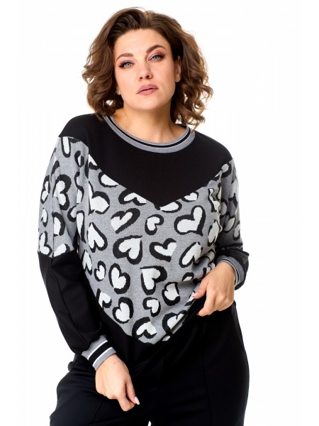 M-7578 «сердце», черный