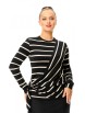 Кофта, джемпер артикул: М-7701 дизайн «полоска» от T&N - вид 1