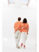 Кофта, джемпер артикул: М0223 оранжевый от HIT - вид 7