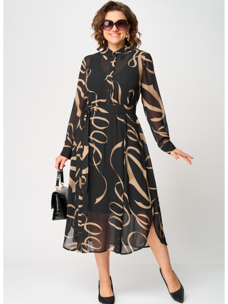 7303 черный с принтом