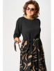 Нарядное платье артикул: 7216С черый+принт от Eva Grant - вид 8