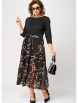 Нарядное платье артикул: 7216С черый+принт от Eva Grant - вид 10