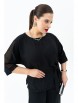 Брючный костюм артикул: 964 черный от Andina - вид 6