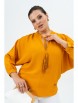 Брючный костюм артикул: 968-3 шафран/молоко от Andina - вид 4