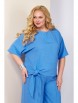 Брючный костюм артикул: 4055 голубой от Shetti - вид 6