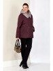 Куртка артикул: 2201 винный от Shetti - вид 8