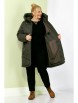 Пальто артикул: 2204 серо-зеленый от Shetti - вид 5