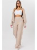 Брючный костюм артикул: 8002 бежевый от Ma Сherie - вид 4