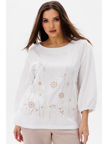 1158 белый с бежевым