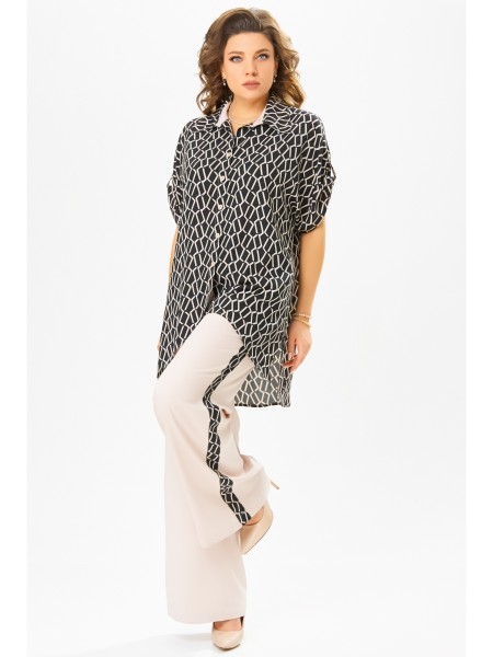 3071 черно-бежевый