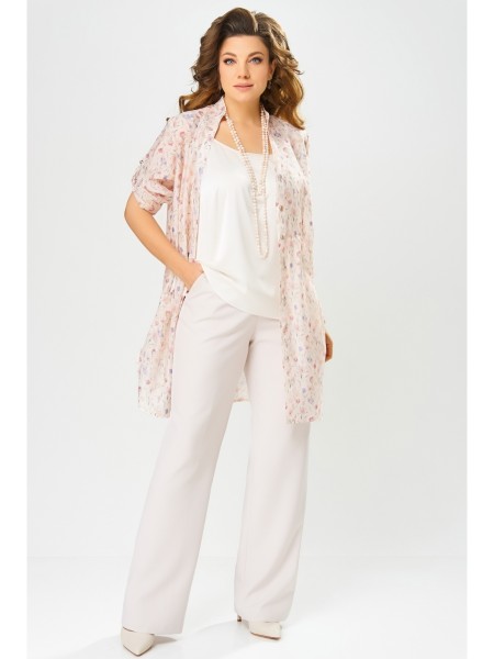 4091 бежево-пудровый