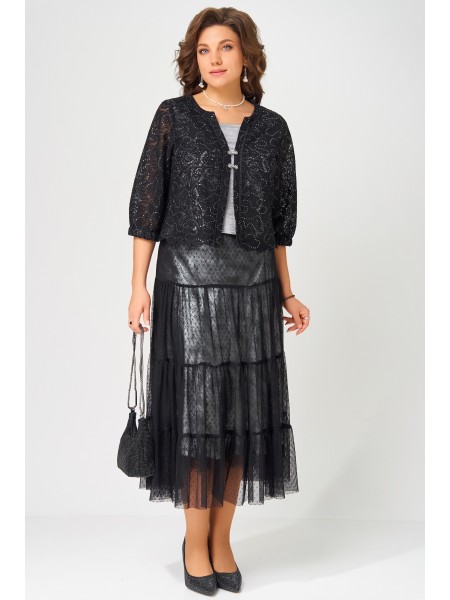 4141 черно-серебристый