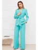Брючный костюм артикул: 2041в бирюза от AmberaStyle - вид 4