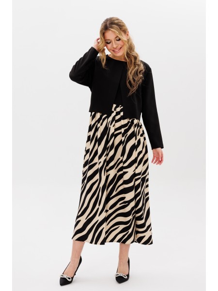 1113-1 черный/зебра