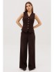 Брючный костюм артикул: 2139 шоколад от AmberaStyle - вид 1