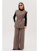 Брючный костюм артикул: 2142 шоколад от AmberaStyle - вид 4