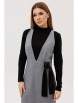 Плательный костюм артикул: 2141-1 серый/черный от AmberaStyle - вид 1