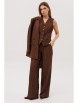 Брючный костюм артикул: 3018-1 шоколад от AmberaStyle - вид 1
